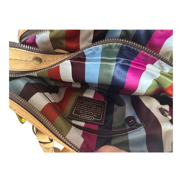 Coach Legacy Leather RARE Y2K Lily Satchel Bag 65th Anniversary in Camel Brown - Picture 7 of 11